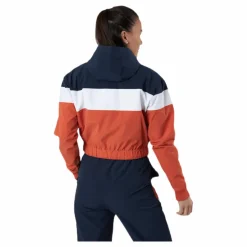 Ellesse El Sambry Crop Track Top Orange Hot