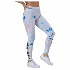 Ellesse El Solos 2 Tie Dye Legging White Vit New