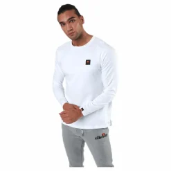 Ellesse El Tonti Ls T-Shirt White Vit Sale