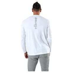 Ellesse El Tonti Ls T-Shirt White Vit Sale