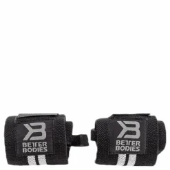 Better Bodies Elastic Wrist Wraps  Black Svart Sale