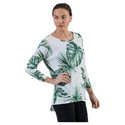 Elcos 4/5 Aop Top Jrs White*Only Discount