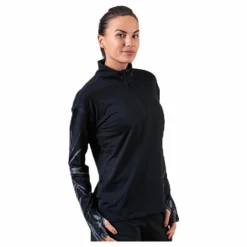 Nike Element Flsh Half-Zip Black/Silver Svart