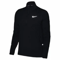 Nike Element Women's 1/2-Zip Running Top BLACK/REFLECTIVE SILV Svart Outlet