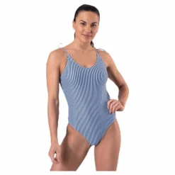 Elena Swimsuit Blue/Patterned*Waikani Beachwear Online