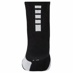 Nike Elite Mid Basketball Socks BLACK/WHITE/WHITE Svart Sale