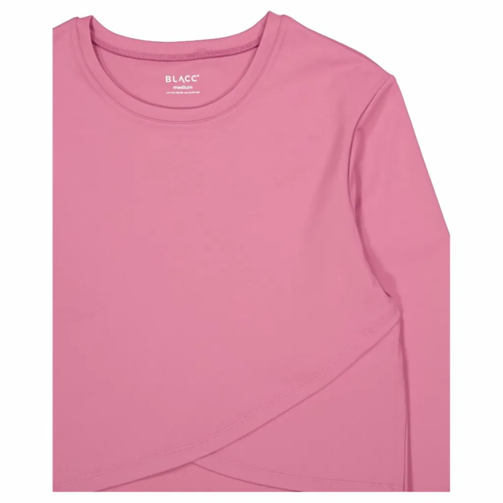 Ella Overlap Long Sleeve Top Mellow Mauve*BLACC