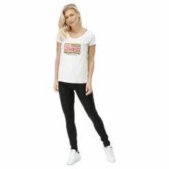 Svea Ella Tee White Vit Hot