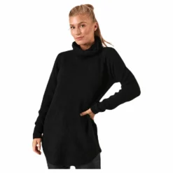 Pieces Ellen Ls Long Knit Black Svart New