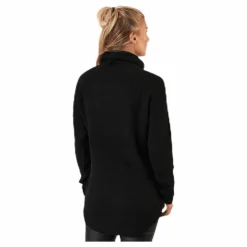Pieces Ellen Ls Long  Knit Black Svart New