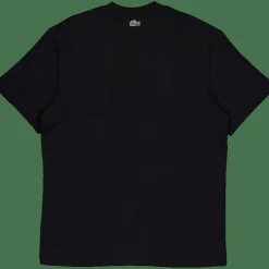 Lacoste Embroidered Cotton T-shirt Noir 031 Black Hot