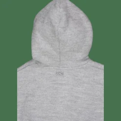 Embroidered Signature Hoodie Silver Chine*Lacoste Best