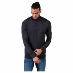 Emil Knit Roll Neck Grey*Jack & Jones New