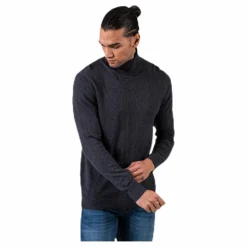 Emil Knit Roll Neck Grey*Jack & Jones New