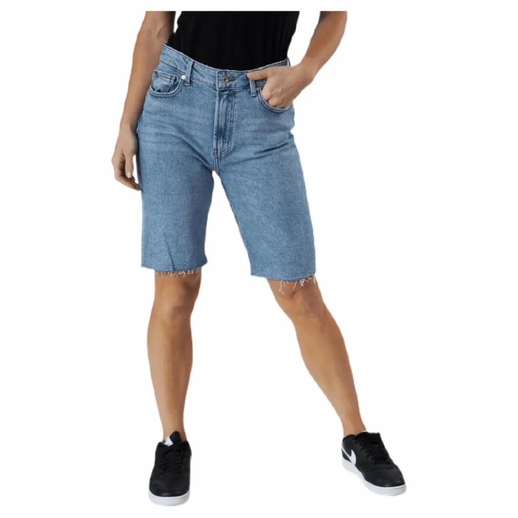 Emily Hw Long Shorts Raw Bb Mas0051 Blue*Only Discount