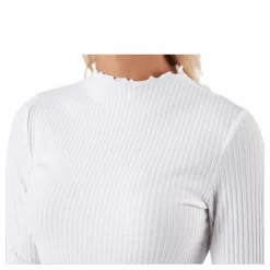Only Emma L/S High Neck Top Jrs Beige Outlet