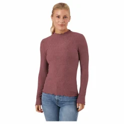 Emma L/s High Neck Top Noos Jr Rose Brown*Only New