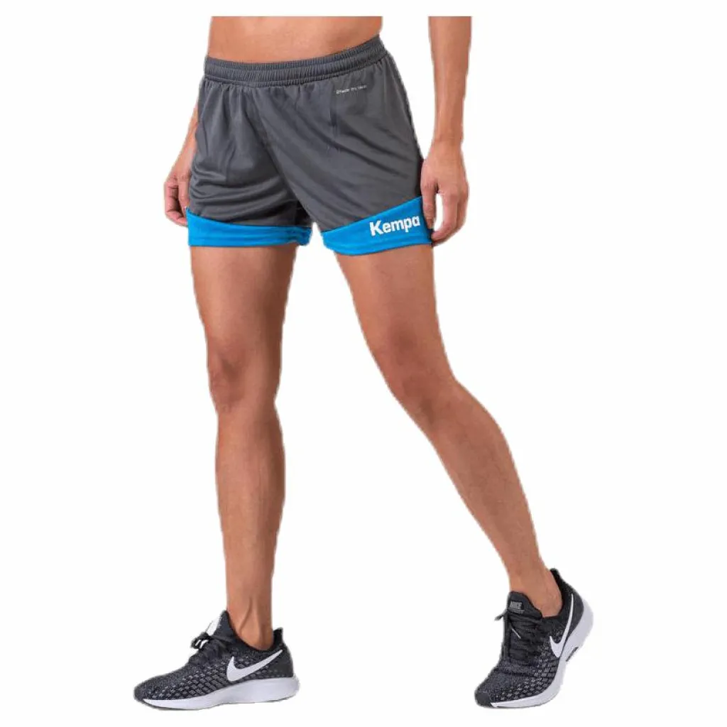 Kempa Emotion 2.0 Shorts Blue/Grey Blå och Grå Discount