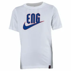 Nike England Tee TR Ground Junior White Vit Best