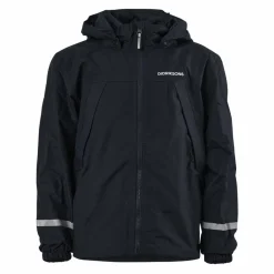 Didriksons Enso Kids Jacket 2 Blue Svart Outlet