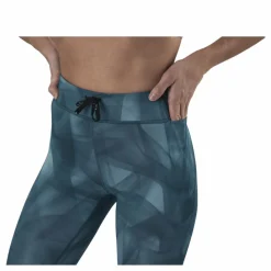Epic Faster Run Division 7/8 Tight Green/Silver*Nike Clearance