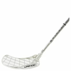 Unihoc Epic Titan Superskin Pro 104 cm Flex 26 White/Silver Vit och Silver New
