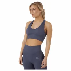 Erica Seamless Sports Bra Blue*Norfolk Clearance