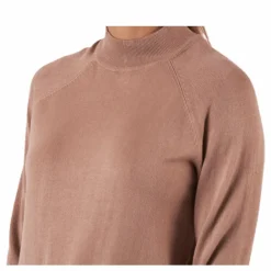 Pieces Esera Ls High Neck Knit Beige