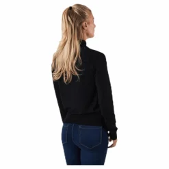 Esera Ls High Neck Knit Black*Pieces Sale