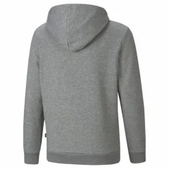 Puma Ess+ 2 Col Big Logo Hoodie Fl  Medium Gray Heather Grå Discount