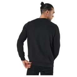 Puma Ess Big Logo Crew Fl Black Svart Sale