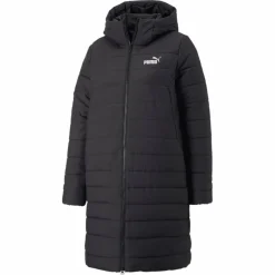 Puma Ess Hooded Padded Coat Black Svart Best