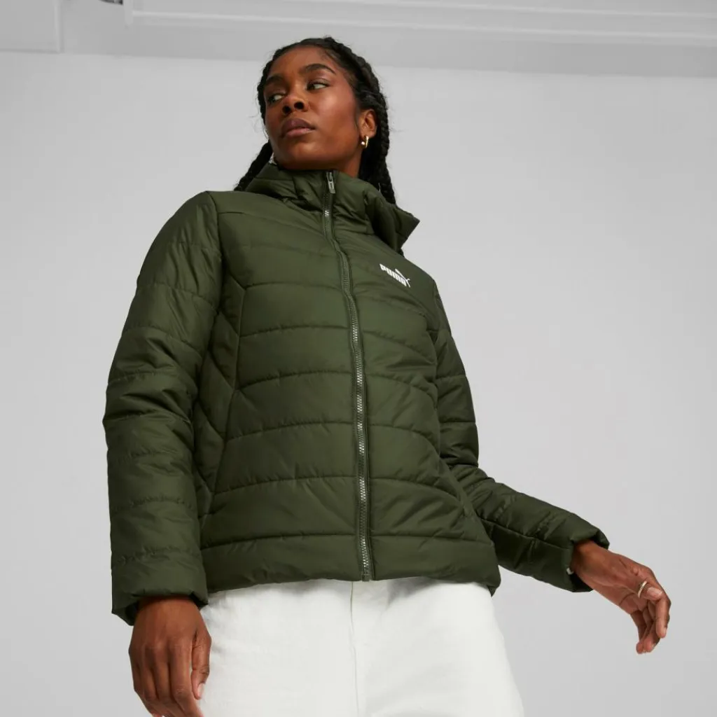Ess Hooded Padded Jacket Myrtle*Puma Outlet