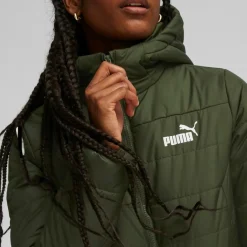 Ess Hooded Padded Jacket Myrtle*Puma Outlet