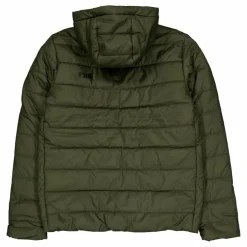 Ess Hooded Padded Jacket Dark Olive*Puma Hot