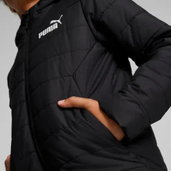 Ess Hooded Padded Jacket Black*Puma Outlet