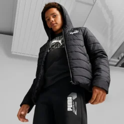 Ess Hooded Padded Jacket Black*Puma Outlet