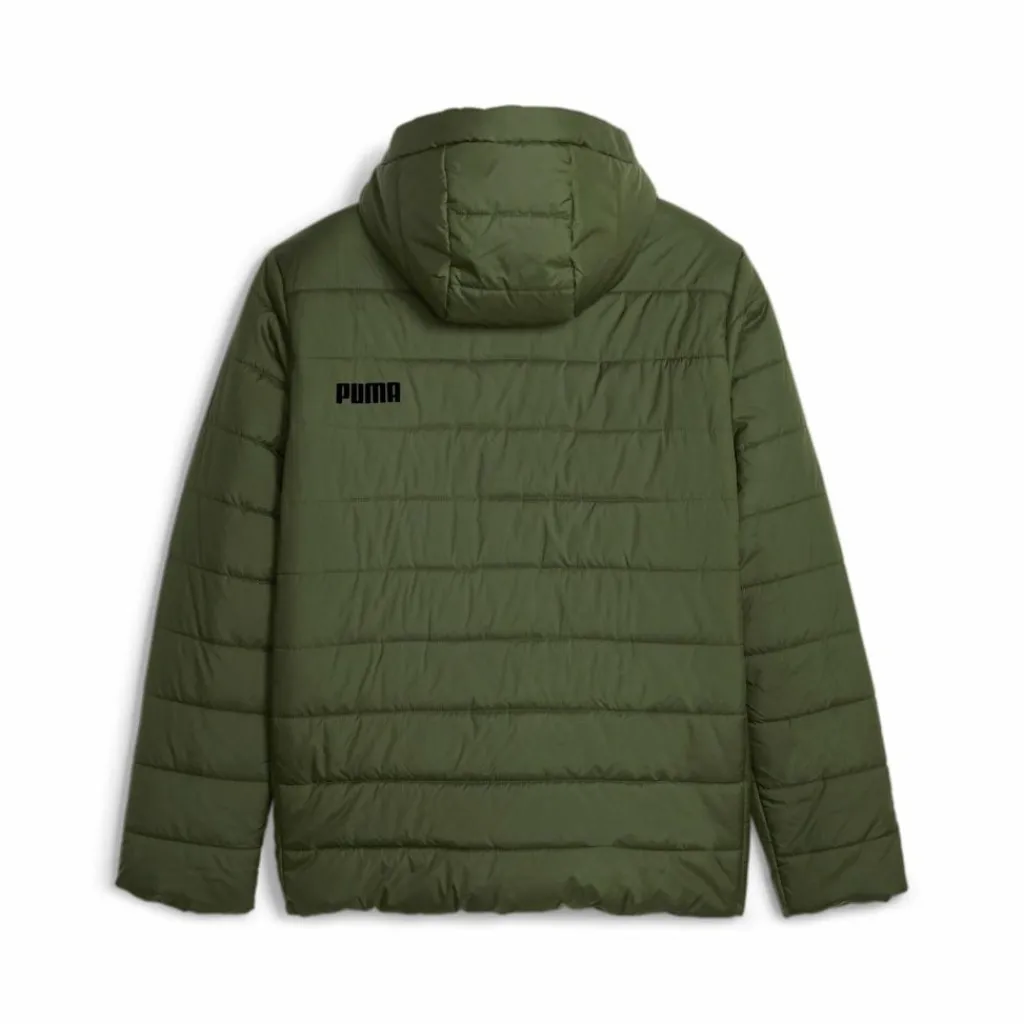 Puma Ess Hooded Padded Jacket Myrtle Grön Sale