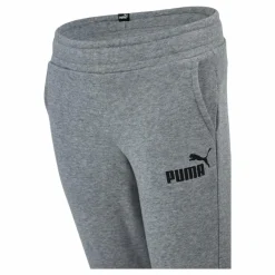 Puma Ess Logo Pants Fl Cl B Medium Gray Heather Grå Outlet