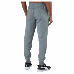 Puma Ess Logo Pants Fl Cl Medium Gray Heather Grå Discount