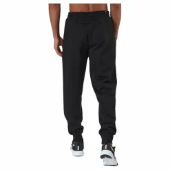 Puma Ess Logo Pants Fl Cl Black Grå Online