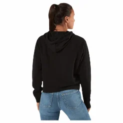 Puma ESS+ Metallic Cropped Hoody TR Black/Gold Svart Online