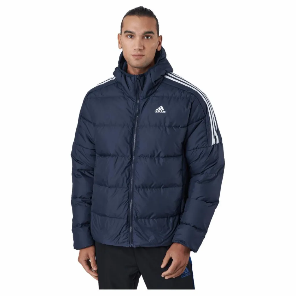 adidas Ess Mid D H Jkt Legink Blå Discount