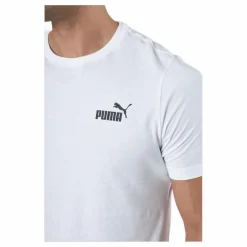 Puma Ess Small Logo Tee White Vit New