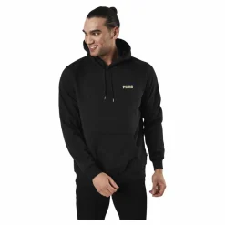 Essential Embroidery Logo Hoodie Fl Black*Puma Outlet