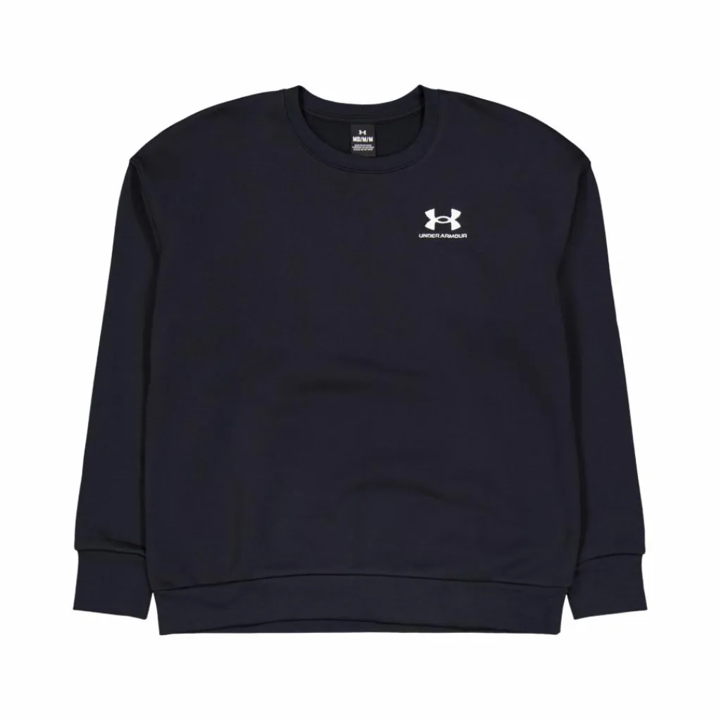 Under Armour Essential Fleece Crew Black Svart Outlet