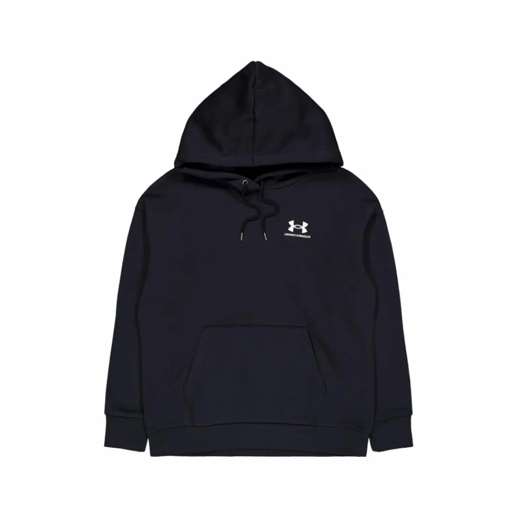 Under Armour Essential Fleece Hoodie Black Svart Sale