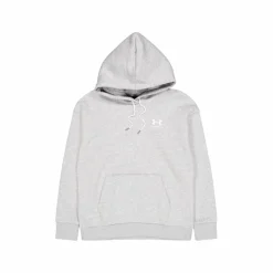 Under Armour Essential Fleece Hoodie Mod Gray Light Heather Grå Clearance