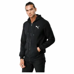 Essential FZ Hoody Black*Puma Clearance