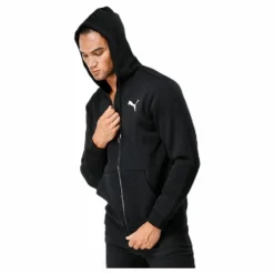 Essential FZ Hoody Black*Puma Clearance